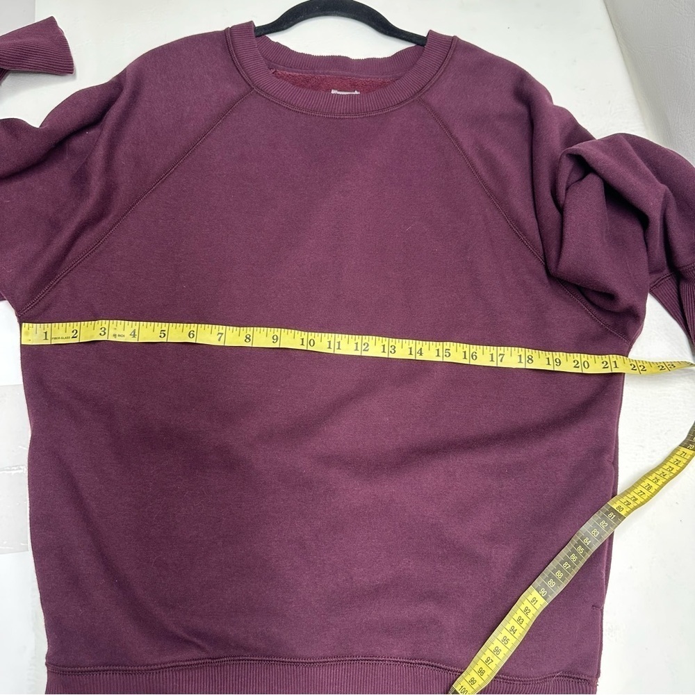 Aerie Maroon Pullover sweatshirt oversized size XS NWT - Picture 4 of 9